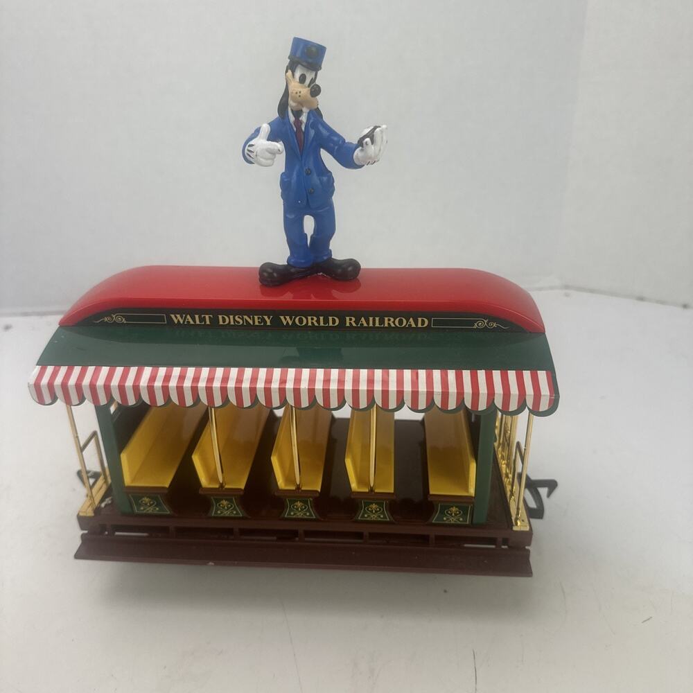 Vintage Walt Disney World RAILROAD Park TRAIN SET 60080 REPLACEMENT Wagon Goofy